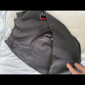 Champion red and black sweatpants!